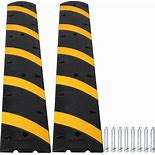 Commercial Rubber Speed Bumps (Set of 6)